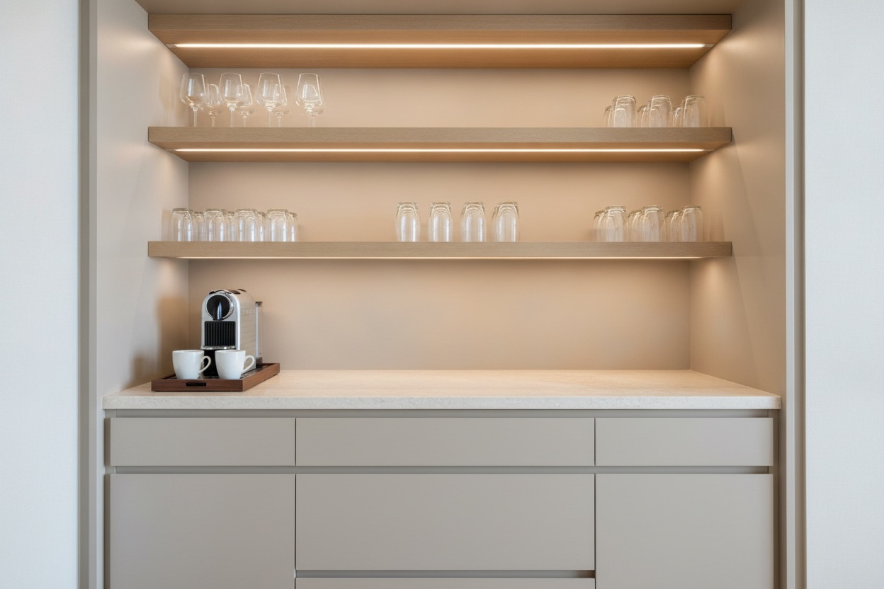 Hotel dry bar preset scene